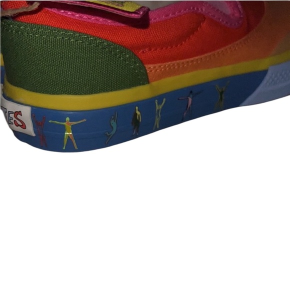 Adidas Originals Multicolor Canvas Sneakers – Size 3.5 - Picture 7 of 16